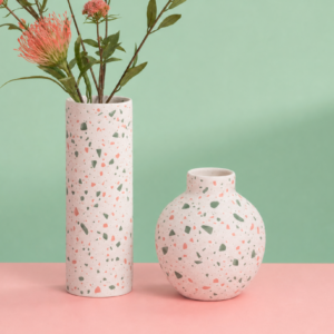 Terrazzo Ceramic Vases